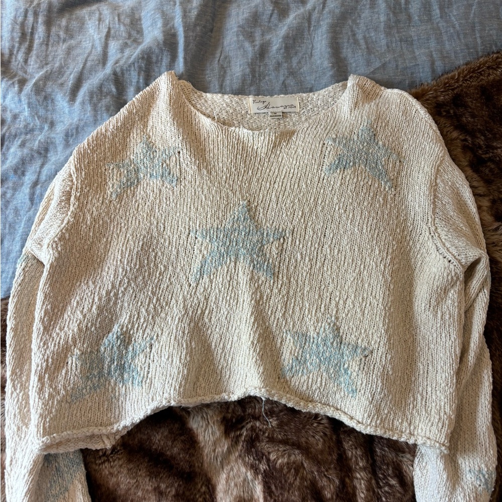 Vintage Havana Cream Knit Sweater